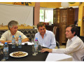 Raul Lucero, Alberto Savi y el Dr. César Montarcé.